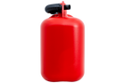 Bidon en plastique HERMON de 10 L avec entonnoir, rouge