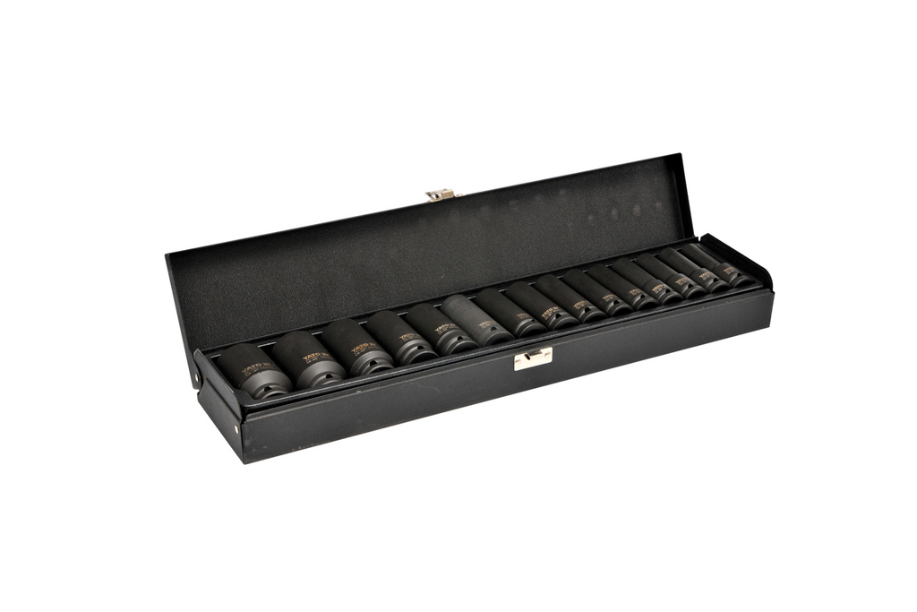 Douilles à impact longues YATO YT-1055, douilles 1/2", 15 pièces.