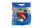 Sleepkabel met sluitingen LAMPA staalkabel 3,5 m/8 mm/5 ton blauw