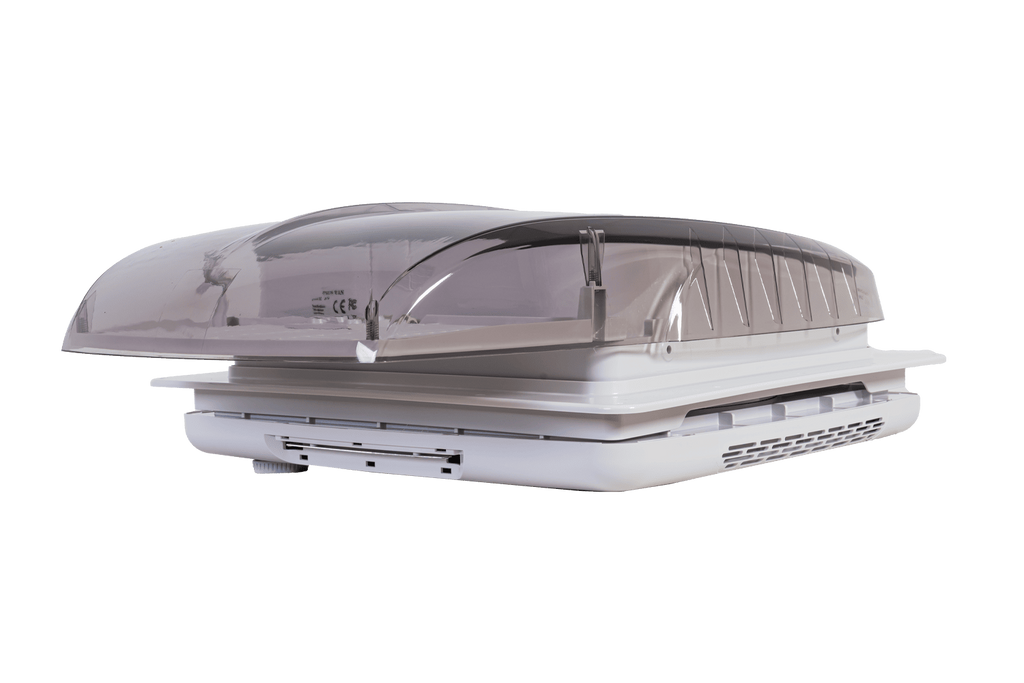 Automatische dakventilator PUNDMANN PLUS FAN voor camper met verlichting en rolgordijn 400×400mm