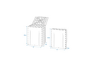 Poubelle de camping pliable ProPlus 370408, capacité 30 l