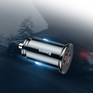 Chargeur de voiture BASEUS circulaire en plastique USB-A et USB-C 30 W