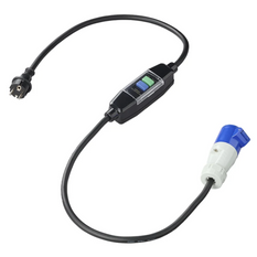 Przewód przejściówka Schuko /CEE ProPlus 373589V01DE wyłącznik różnicowoprądowy 150cm